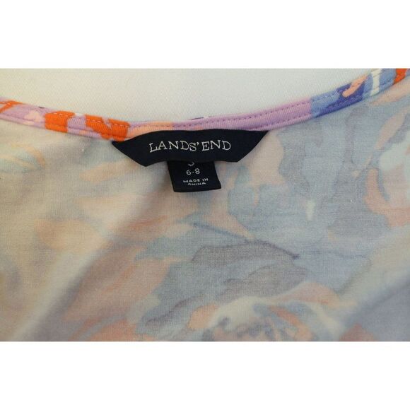 Lavender Floral Stretch Babydoll Dress - Picture 4 of 7